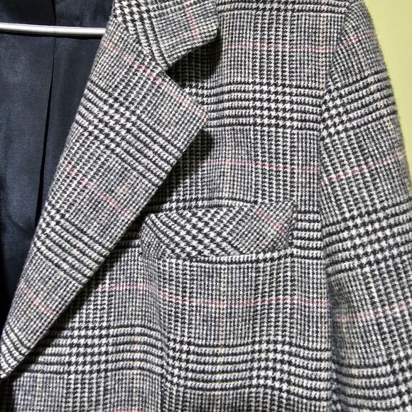 Jonathan Michael Blazer Vintage Wool Camel Hair Pockets Size 14 Old Money Preppy - Picture 3 of 5